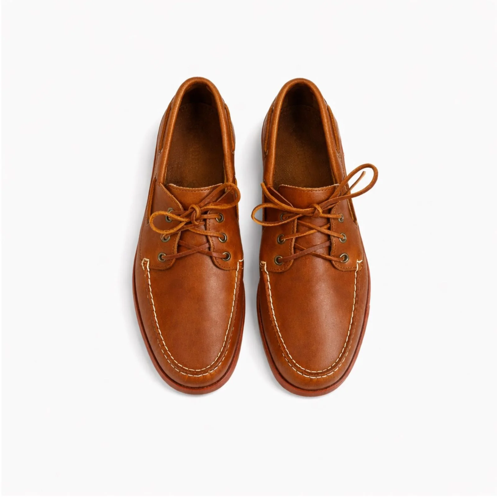 In Stock Men’s Quoddy Head Boat Shoe CL: Whiskey - Image 3