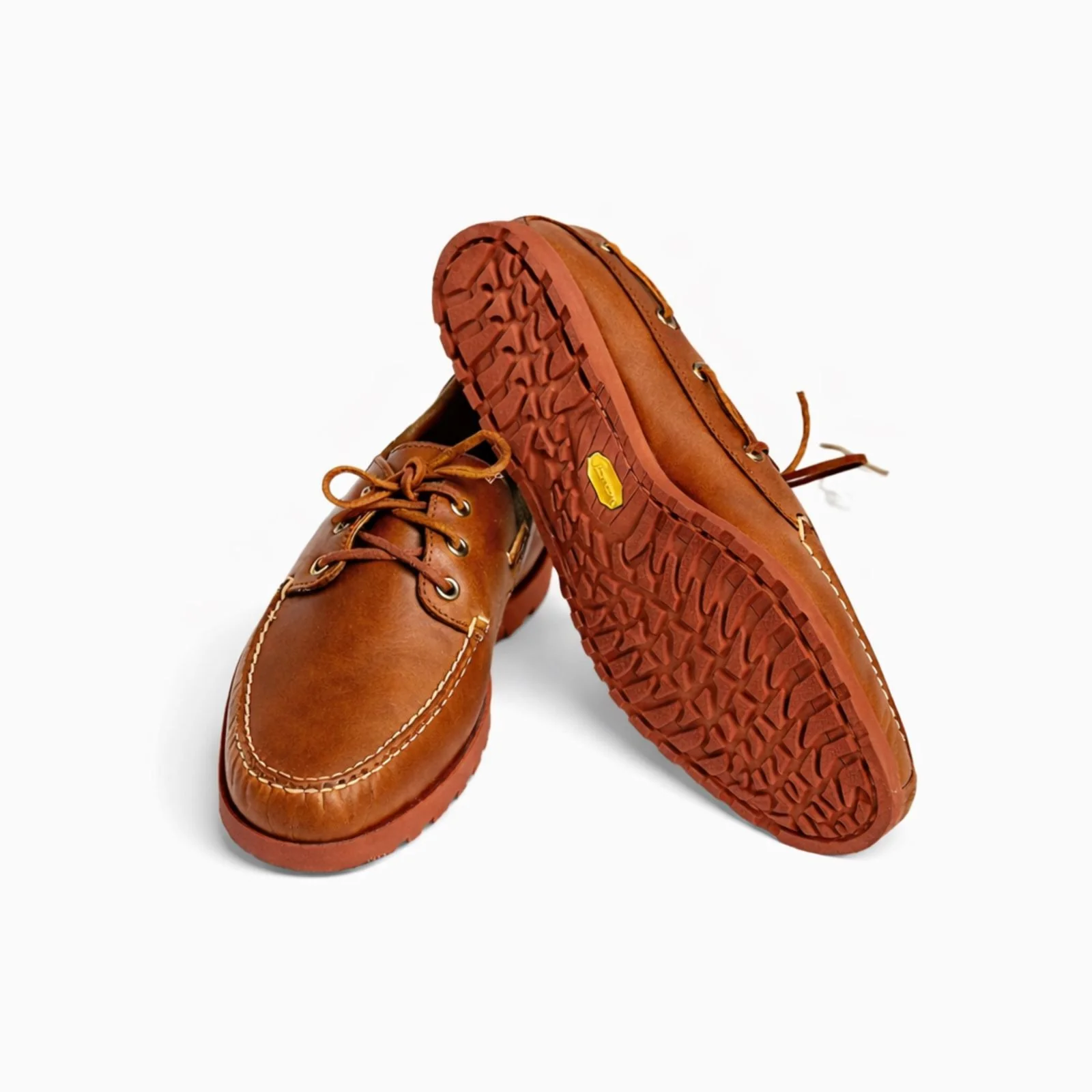 In Stock Men’s Quoddy Head Boat Shoe CL: Whiskey - Image 4
