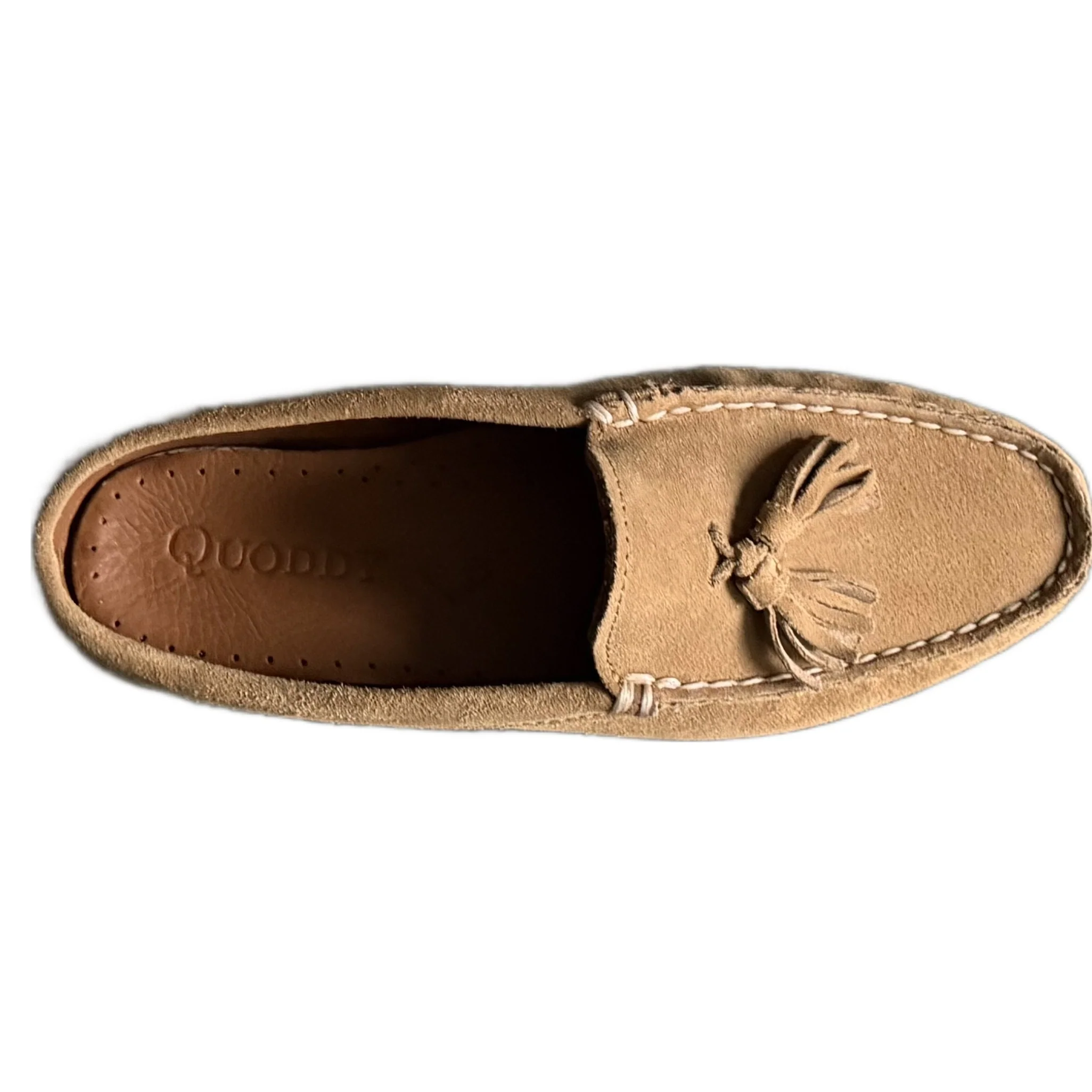 In Stock Women's Moxie Mule: Mushroom Suede - Image 3