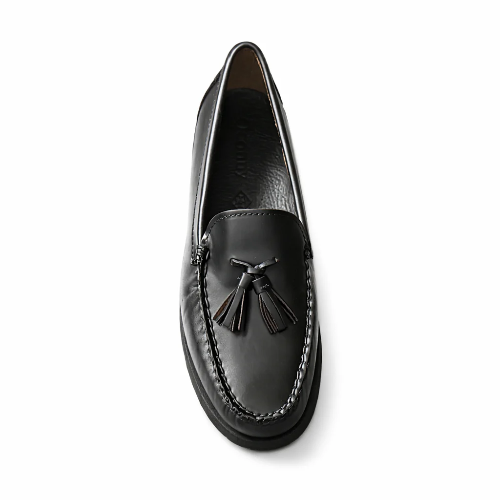 In Stock Women's Windham Tassel Slip On: Black - Image 3