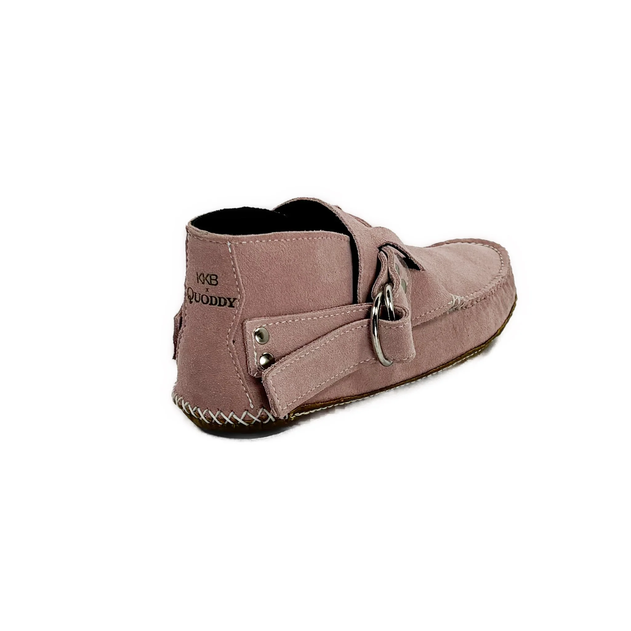 KKB Original Ring Boot - Pink Suede Leather Lined - Image 3