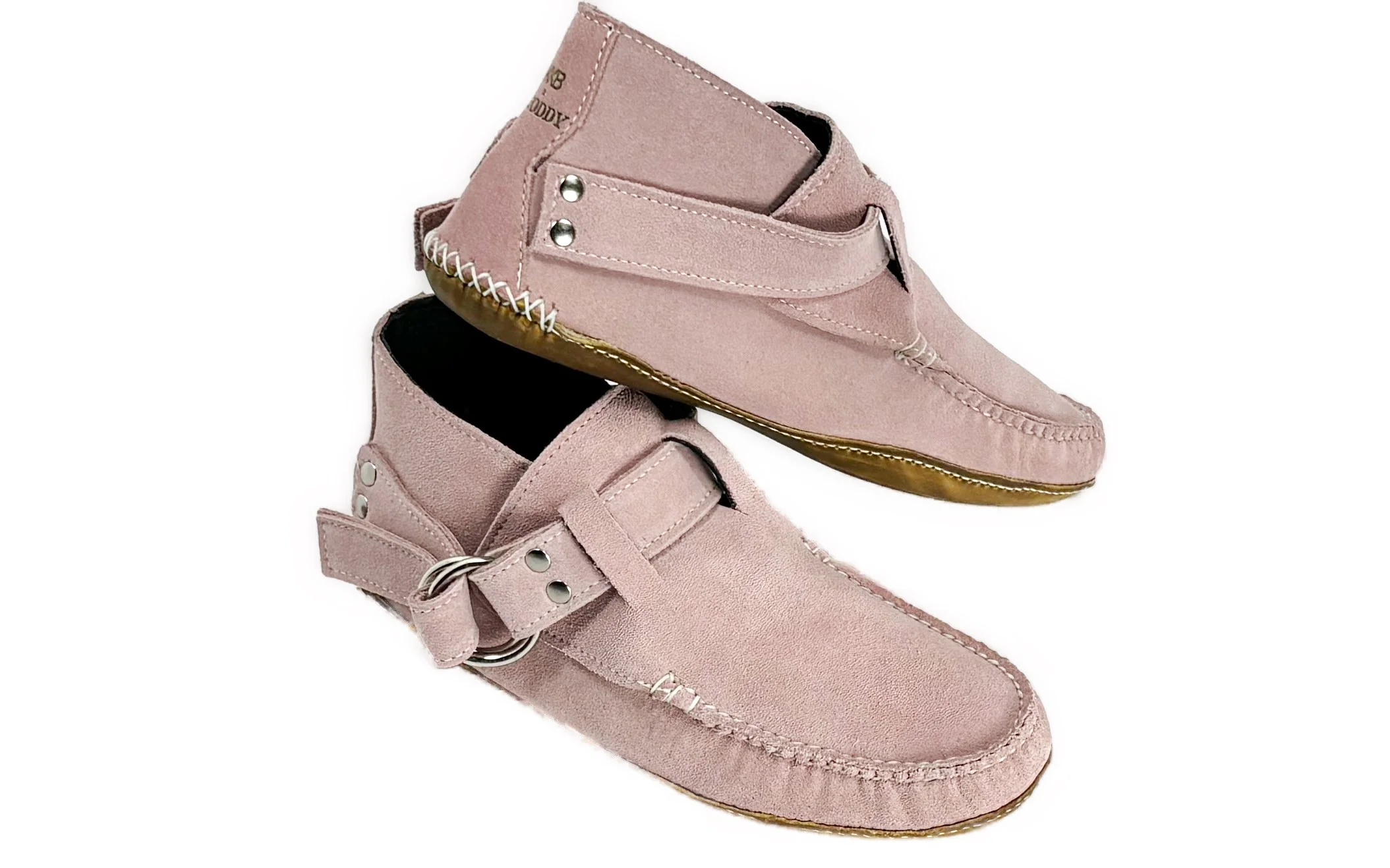 KKB Original Ring Boot - Pink Suede Leather Lined - Image 7