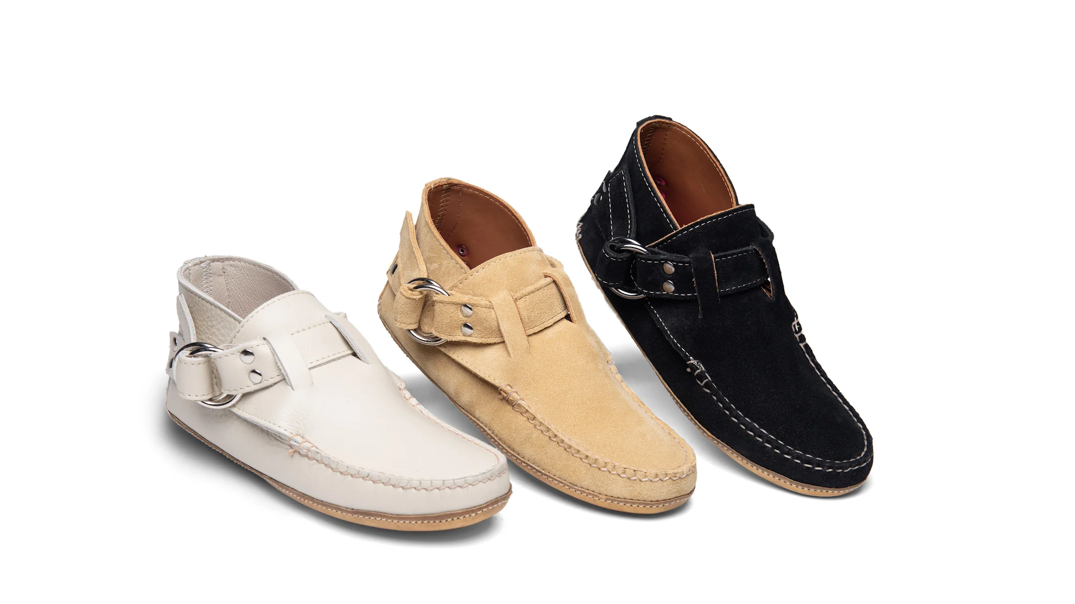 KKB Original Ring Boot - Winter White Full Grain Leather Lined - Image 4