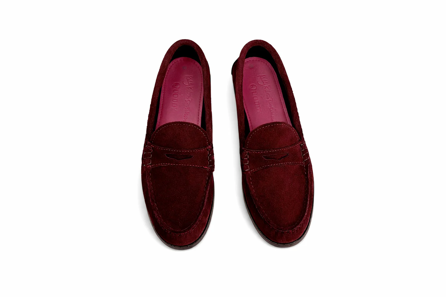 KKB Penny Loafer: Burgundy Suede - Image 5