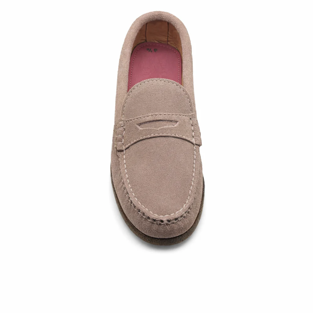 KKB Penny Loafer: Pink Suede - Image 5