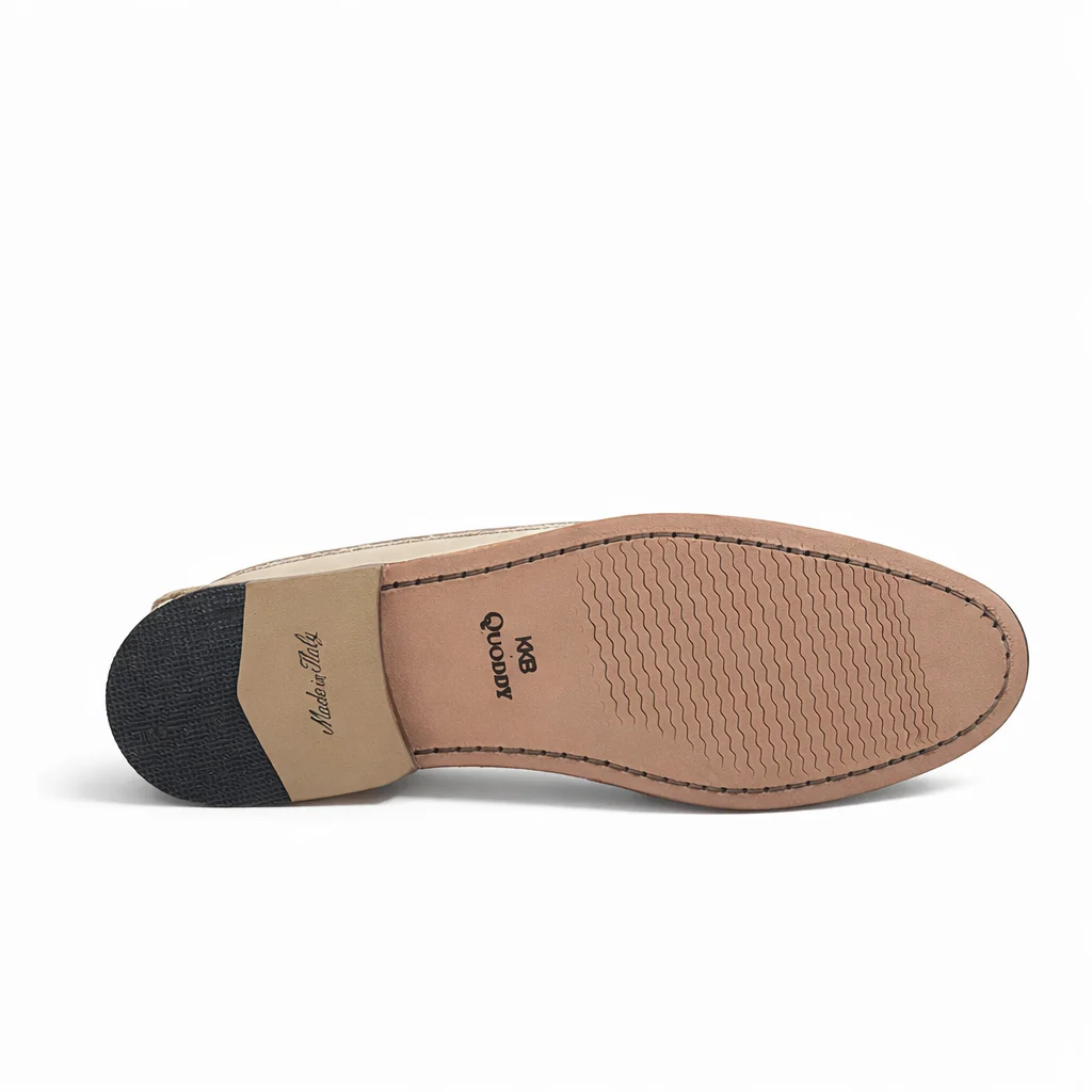 KKB Penny Loafer: Winter White Leather - Image 3