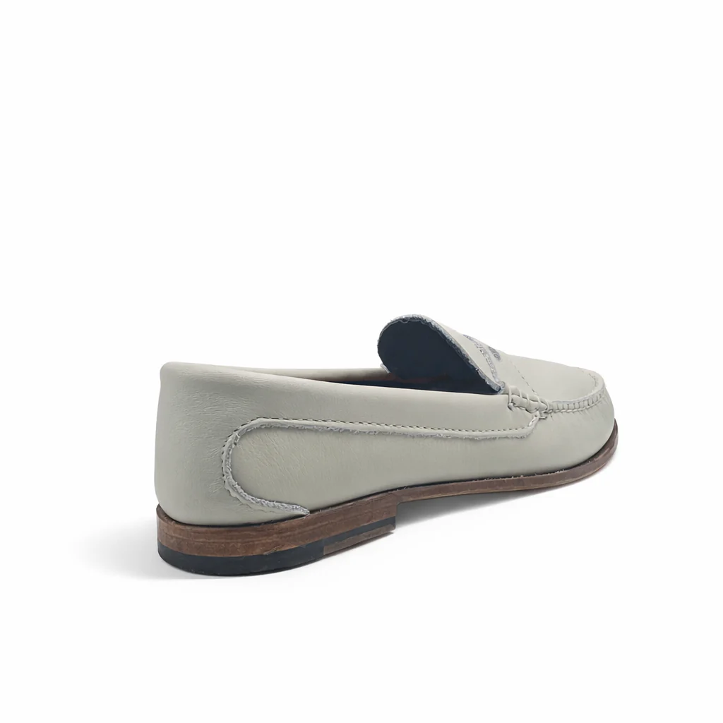 KKB Penny Loafer: Winter White Leather - Image 5