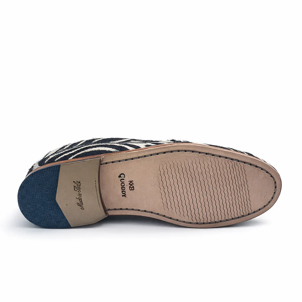 KKB Penny Loafer:  Zebra Print - Image 3