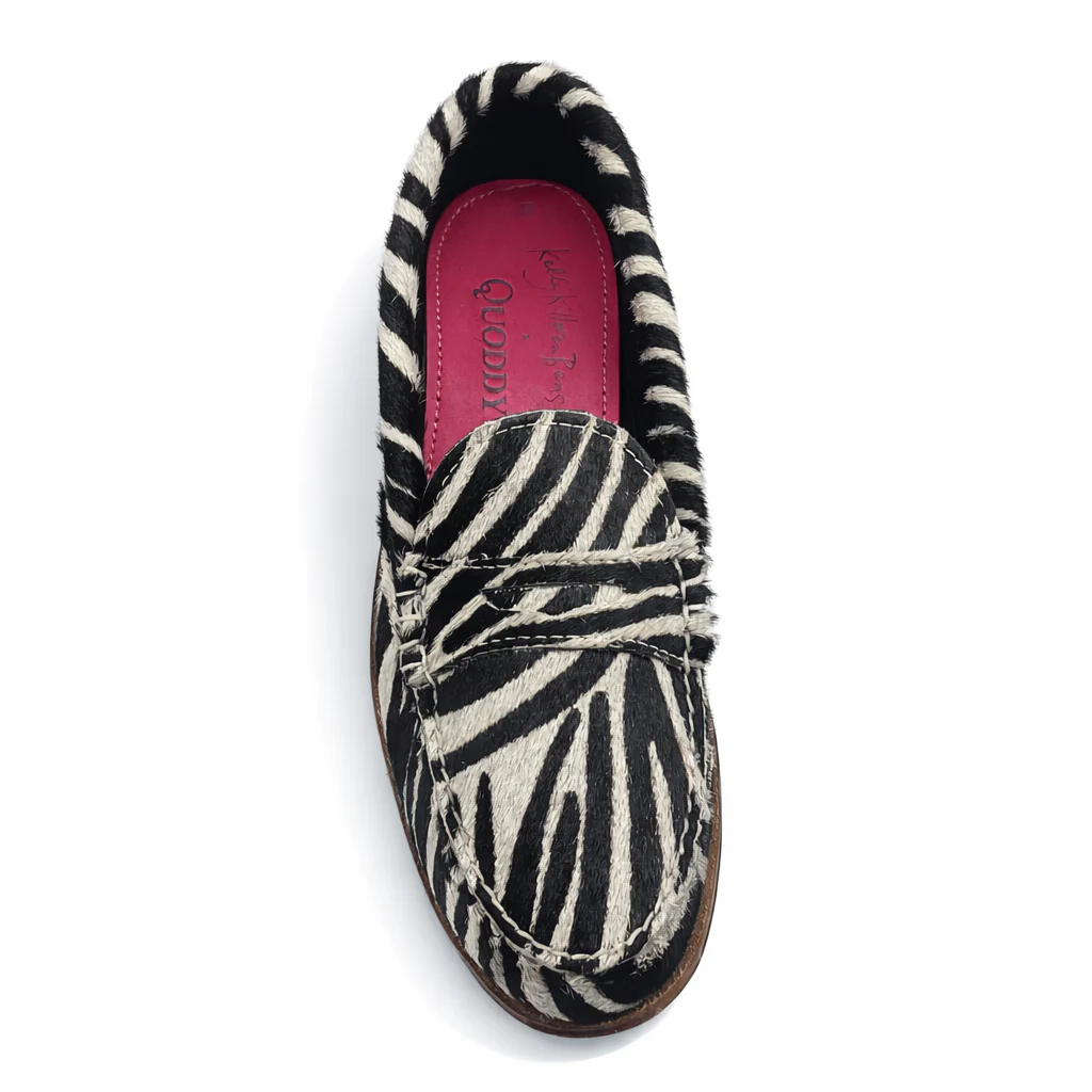 KKB Penny Loafer:  Zebra Print - Image 4