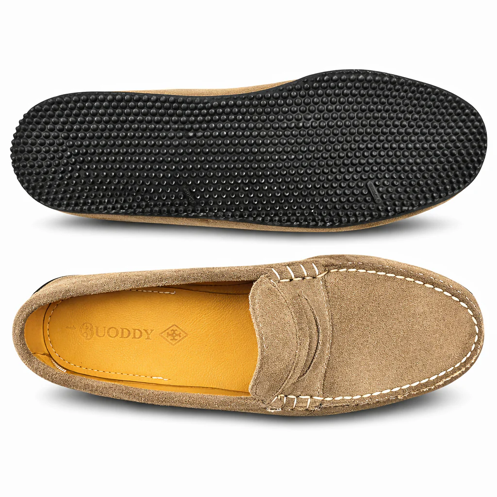 Men’s LE Vessel Driver: Mushroom Suede - Image 3