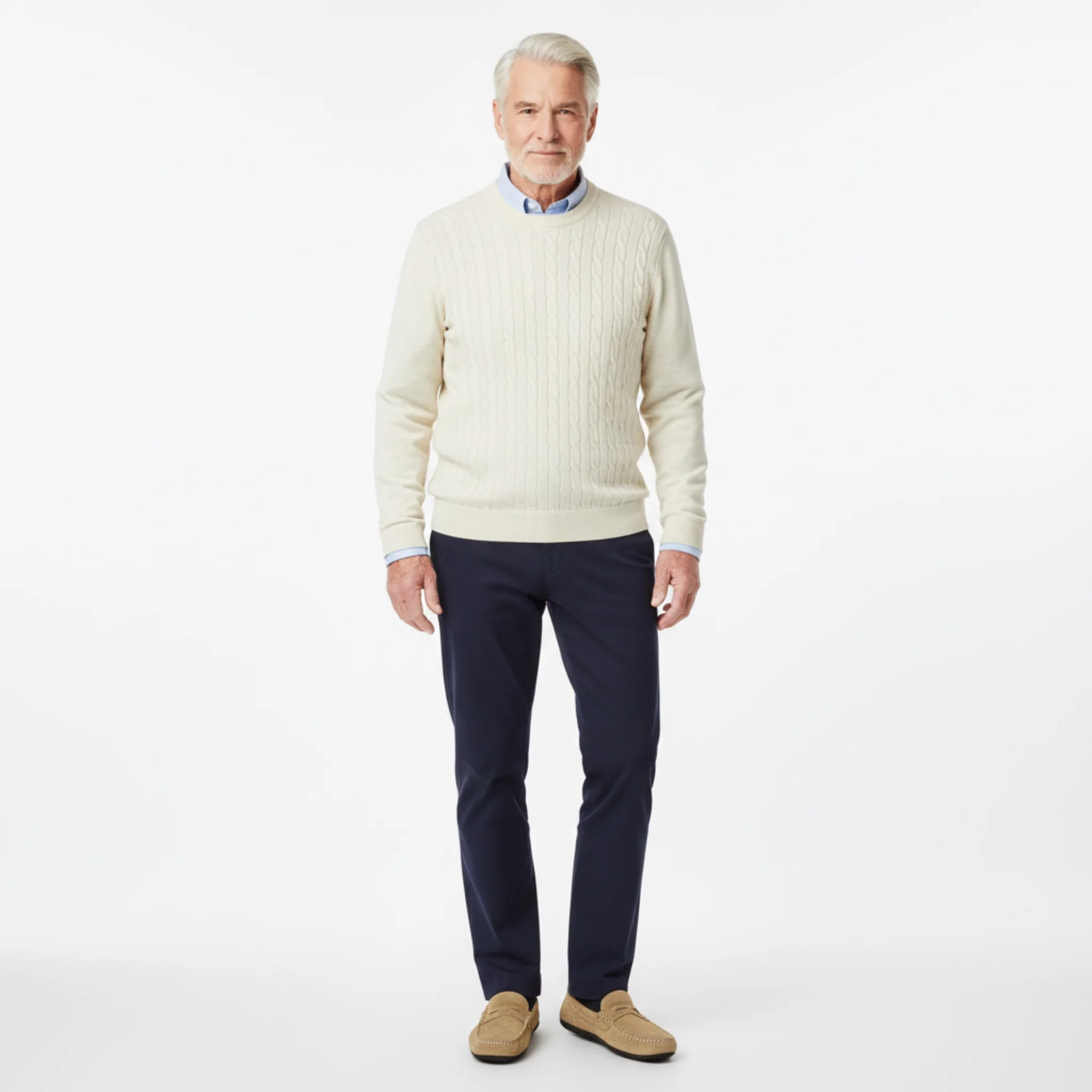 Men’s LE Vessel Driver: Mushroom Suede - Image 5