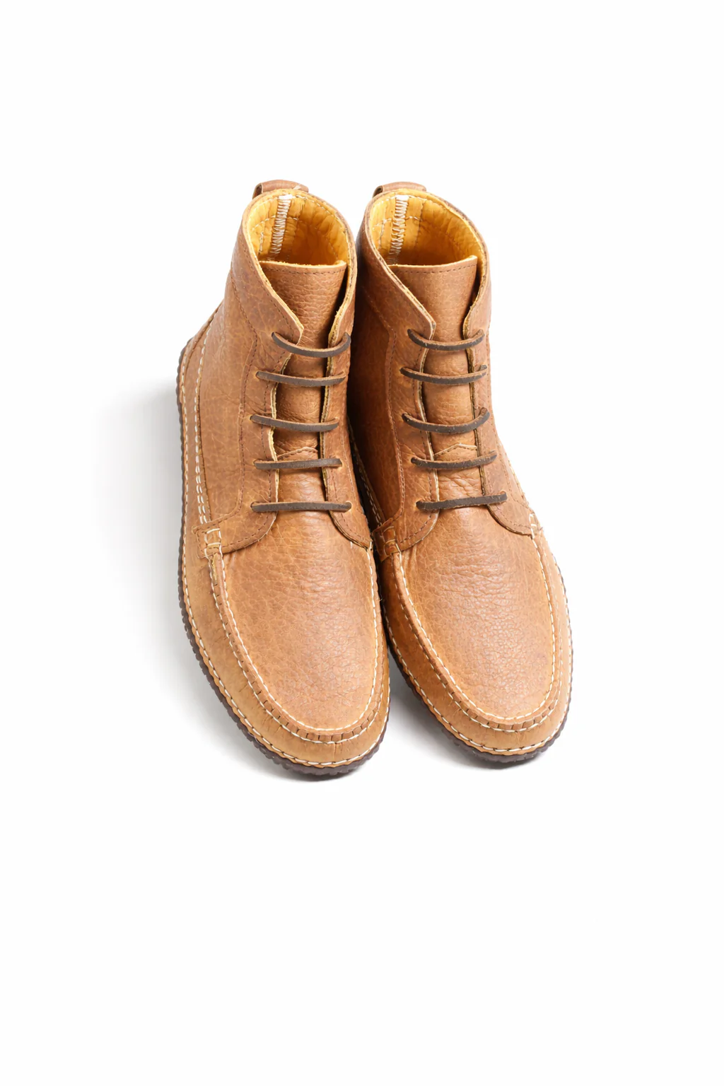 Mens Camp Boot: Brown Peanut - Image 3