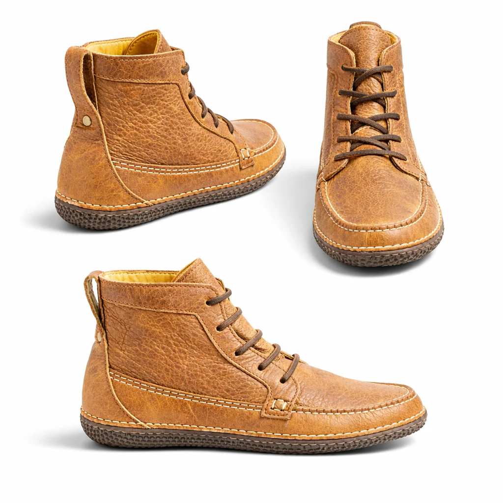 Mens Camp Boot: Brown Peanut - Image 4