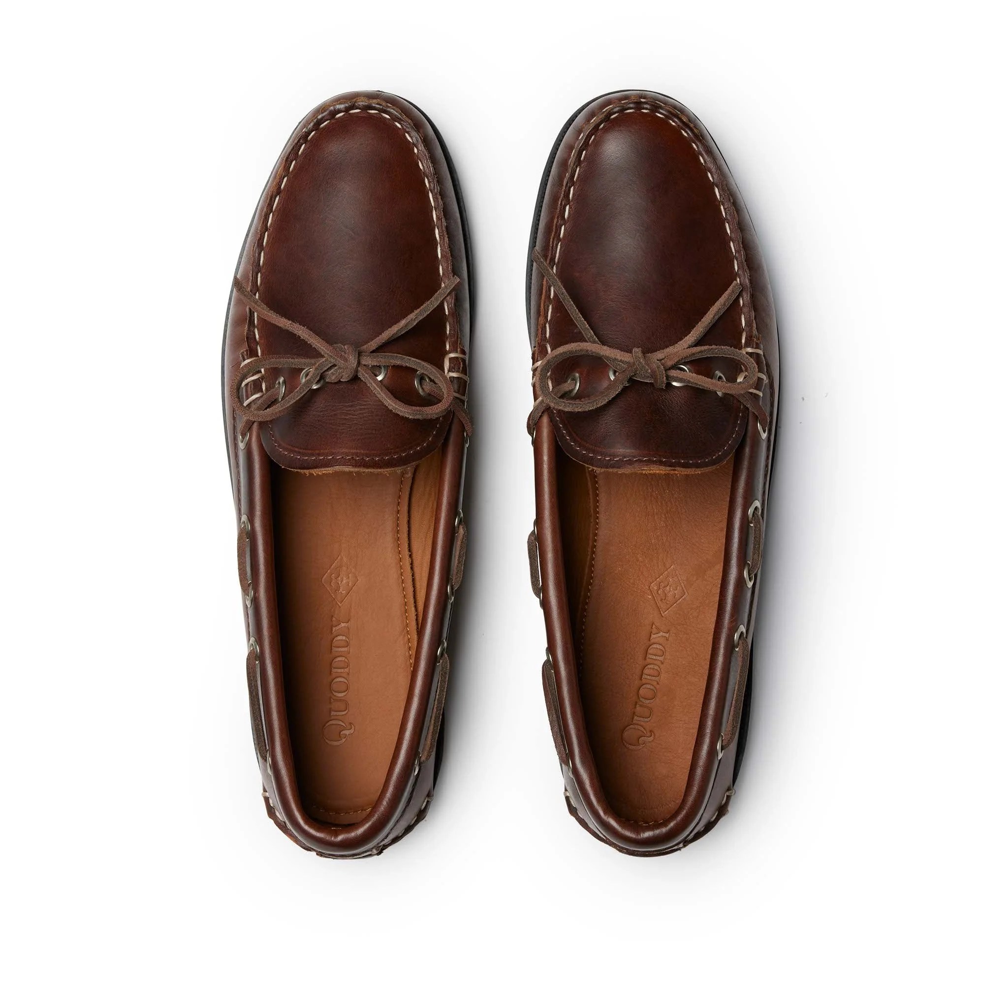 In Stock Men’s Canoe Shoe: Brown - Image 3