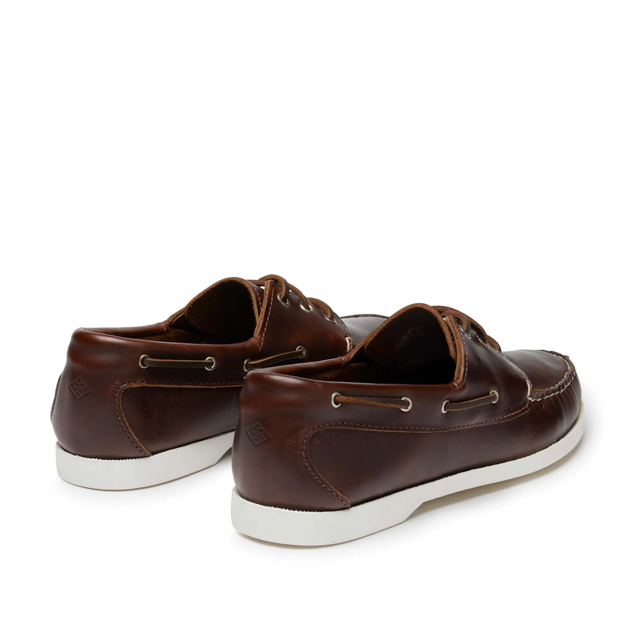 In Stock Men’s Quoddy Head Boat Shoe: Brown - Image 4