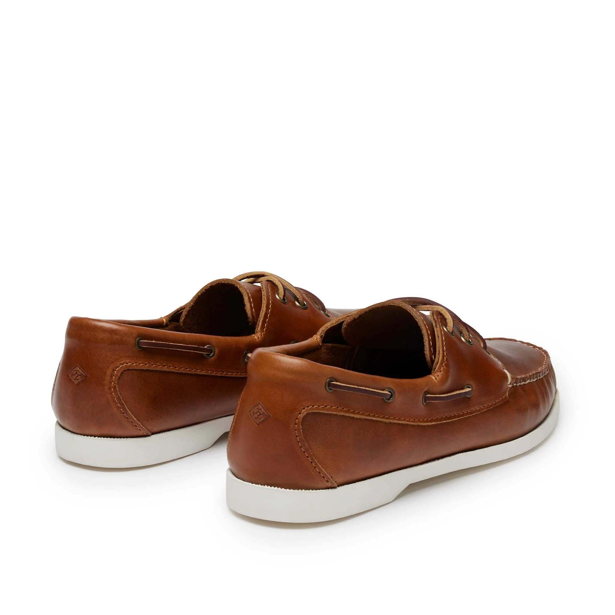 In Stock Men’s Quoddy Head Boat Shoe: Whiskey - Image 4