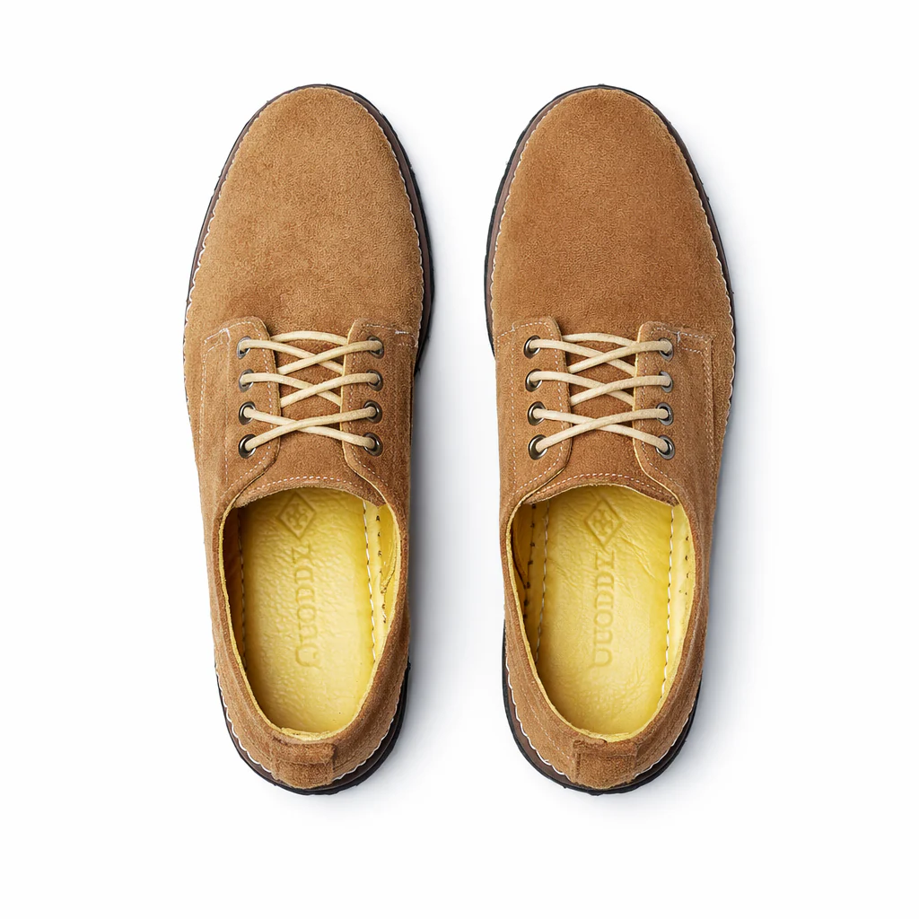 Men's Bennett XStitch Oxford: Toffee Suede - Image 4