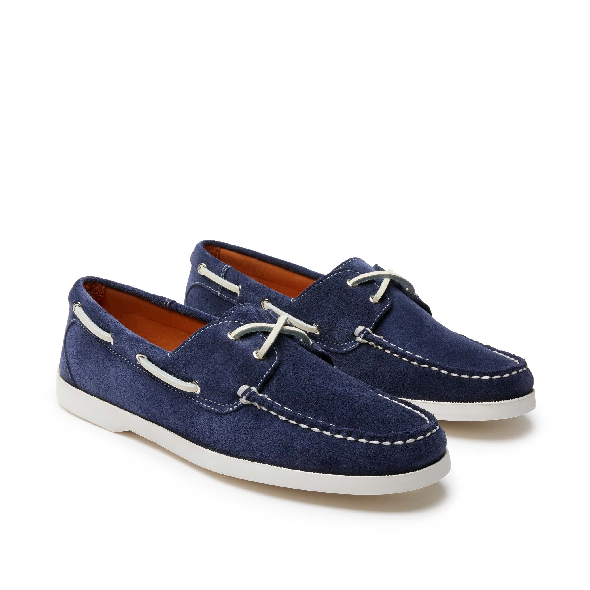 Women’s Auburn Boat Shoe: Navy Suede - Image 3