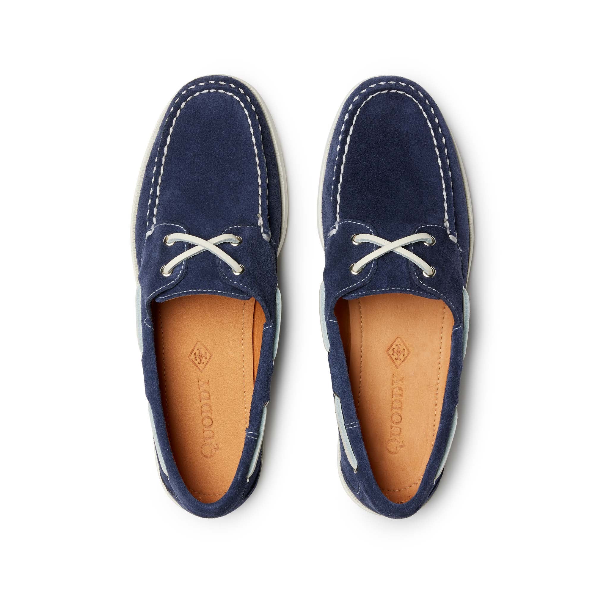 Women’s Auburn Boat Shoe: Navy Suede - Image 5