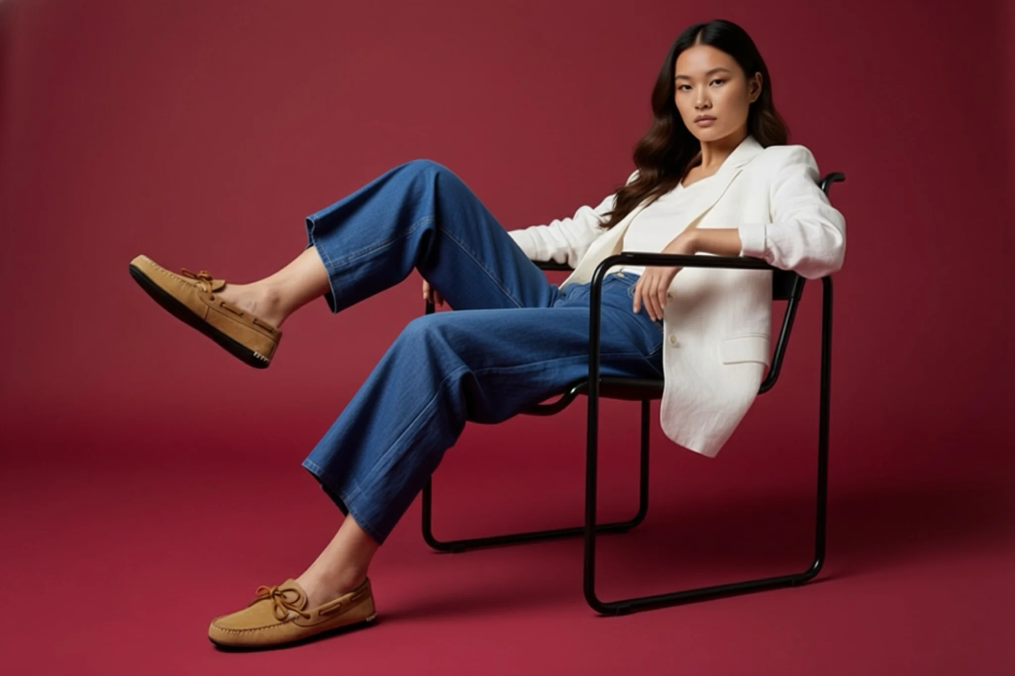 In Stock Women's Coolside: Linen Suede - Image 3