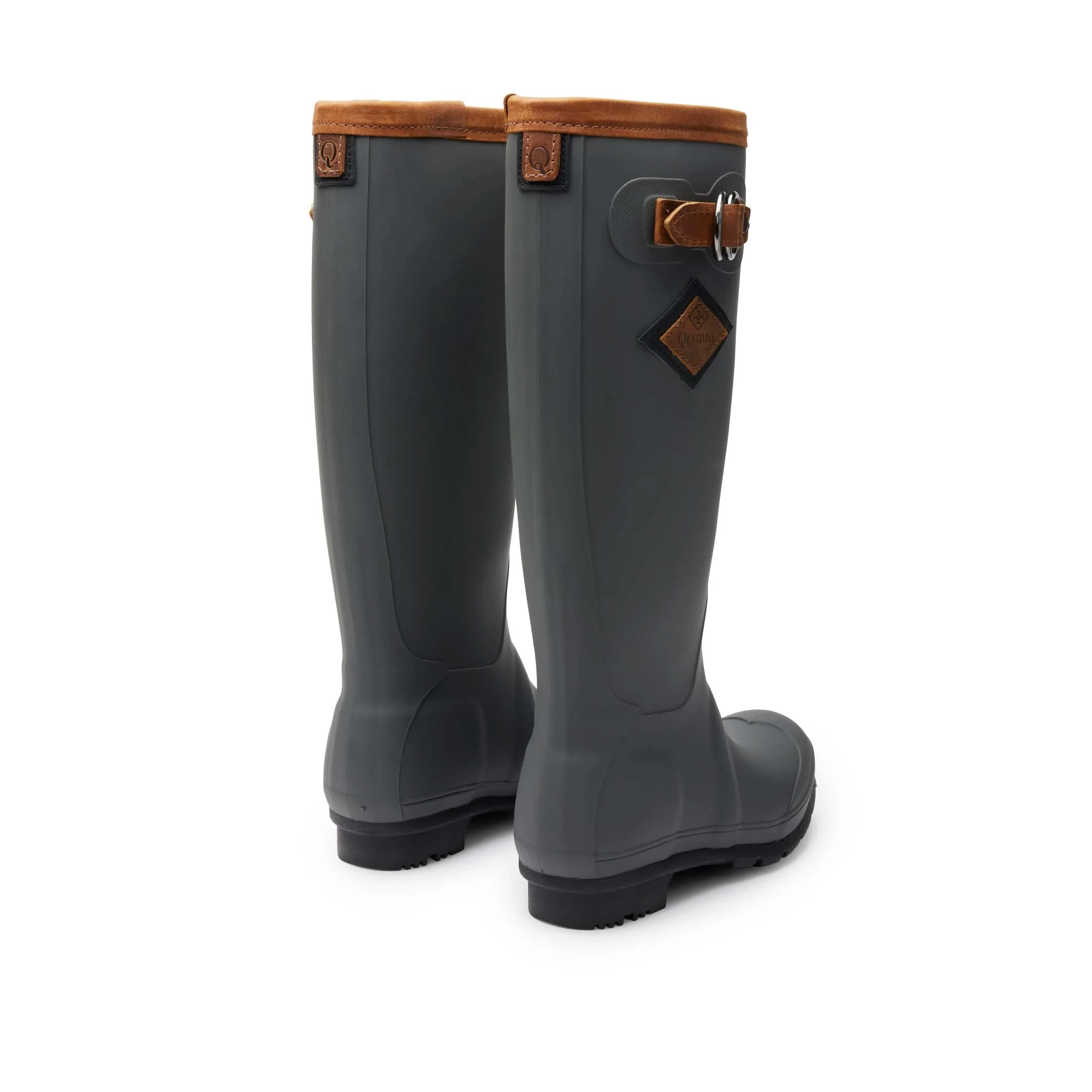 Women’s High-Tide Rain Boot: Grey Brown - Image 4